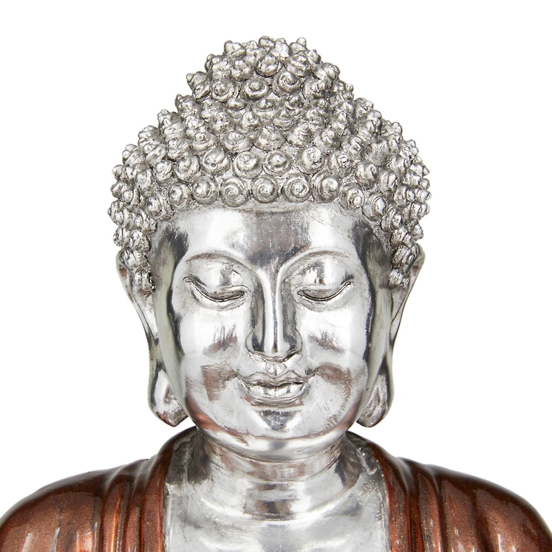 Bronze Polystone Eclectic Sculpture, 12" x 9" x 7"