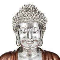 Bronze Polystone Eclectic Sculpture, 12" x 9" x 7"