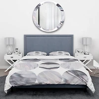 Designart 'Circle Marble III' Geometric Bedding Set
