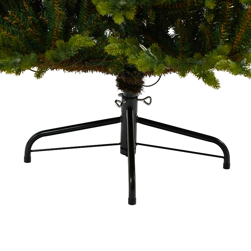 7ft. Pre-Lit North Carolina Fir Artificial Christmas Tree with Clear Lights