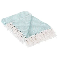 DII® Aqua Woven Throw