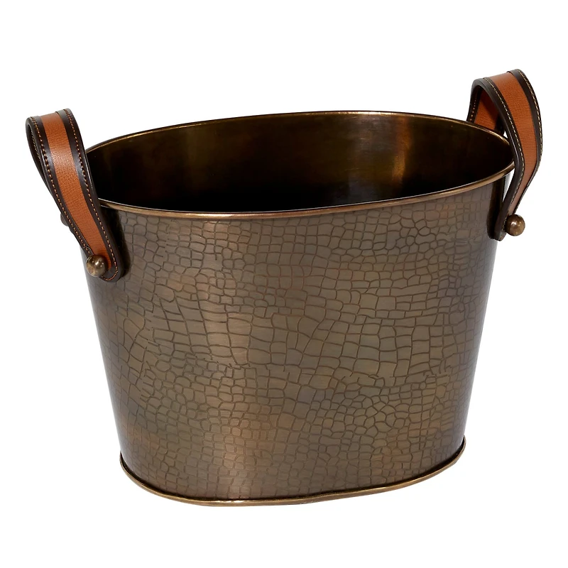 16" Bronze Contemporary Wine Bucket