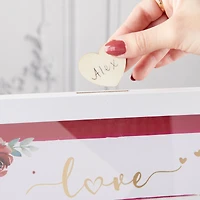 Kate Aspen® Burgundy Blush Wedding Guest Book Alternative