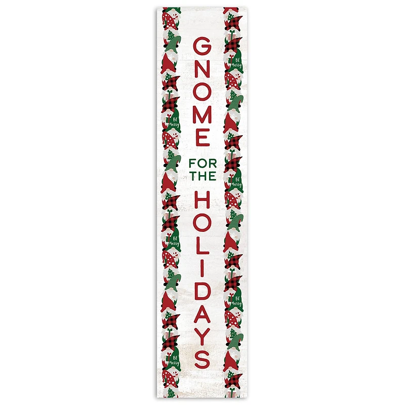 Gnome for the Holidays 10.5" x 47" Porch Leaner