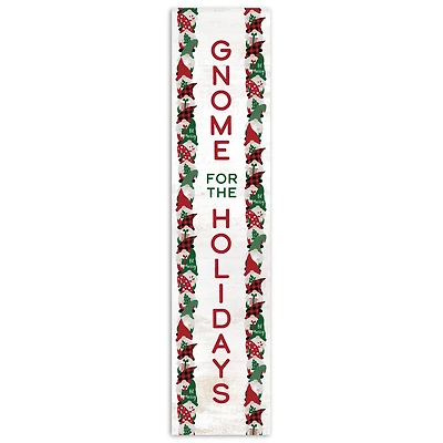 Gnome for the Holidays 10.5" x 47" Porch Leaner