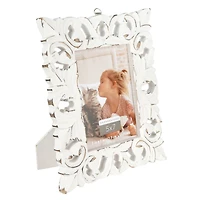 12 Pack: Whitewash Fleur-De-Lis 5" x 7" Frame, Expressions™ by Studio Décor®