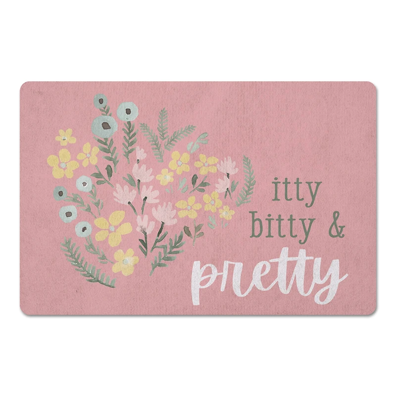 Itty Bitty And Pretty 18" x 27" Floor Mat
