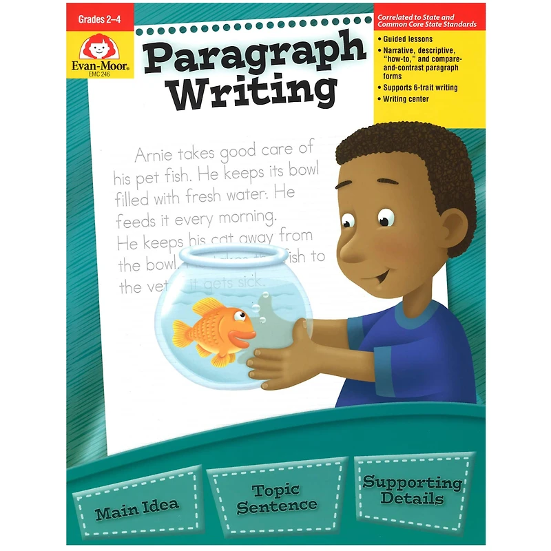 Evan-Moor® Paragraph Writing Book, Grades 2-4