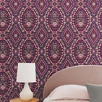 RoomMates Mr. Kate Dried Flower Kaleidoscope Peel & Stick Wallpaper