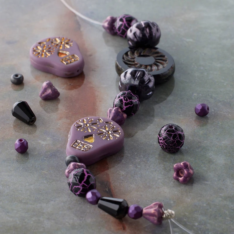 Purple Days Czech Glass Bead Mix by Bead Landing™