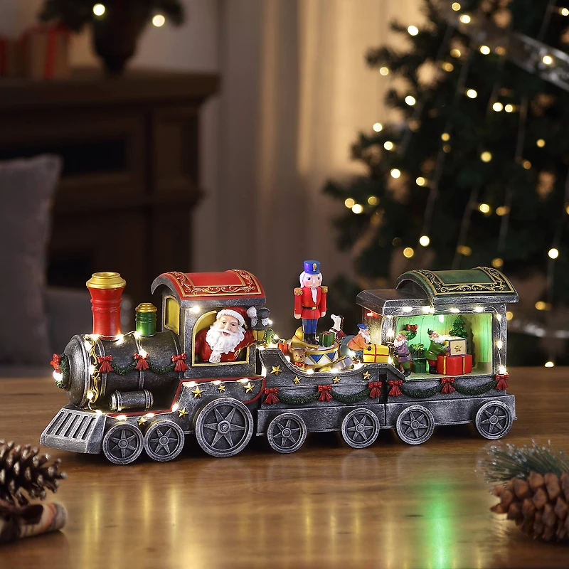 20" Animated Christmas Train