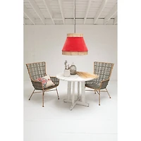 Hello Honey® 7" Decorative Distressed Volcano Glaze Terra Cotta Crock