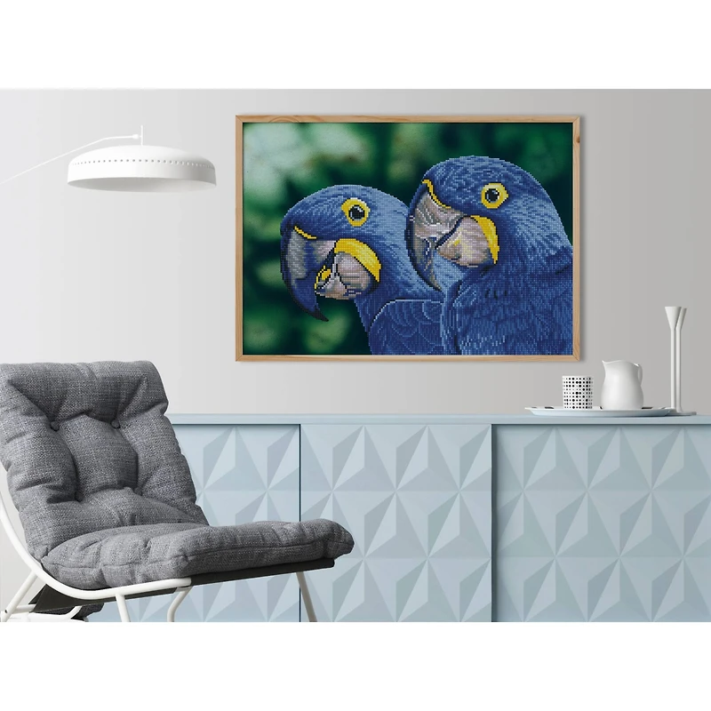 Diamond Dotz® Intermediate Blue Hyacinth Macaws Diamond Facet Art Kit