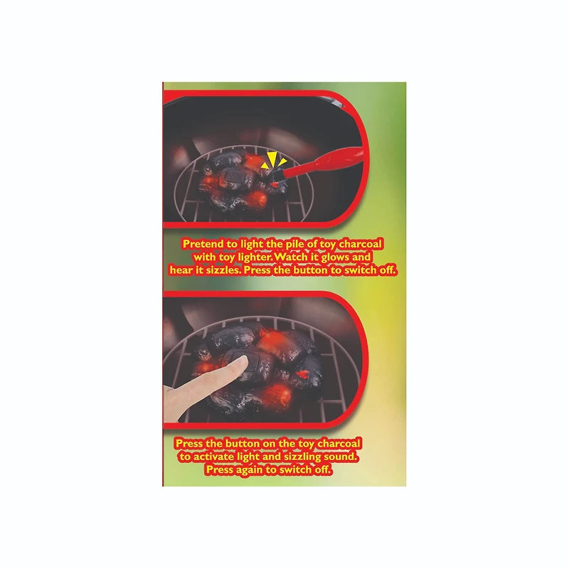 Red Box Toy Light & Sound BBQ Grill Set