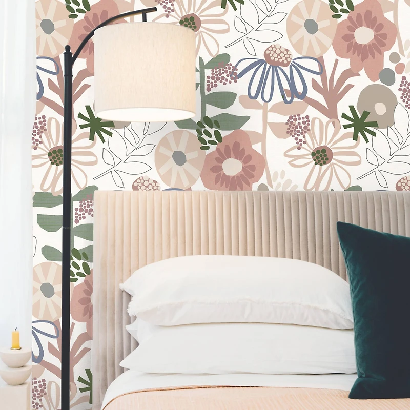 RoomMates Mr. Kate Desert Floral Peel & Stick Wallpaper