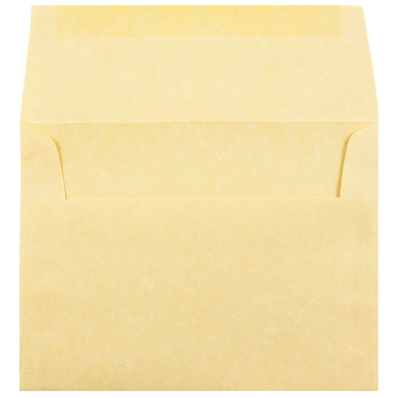 JAM Paper 4.75" x 6.5" Parchment Invitation Envelopes