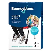 Bouncyband® Black Bands for Elementary School Chair, 2ct.
