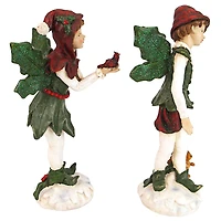 Design Toscano Santa's Victorian Holly Christmas Elves Statue Set