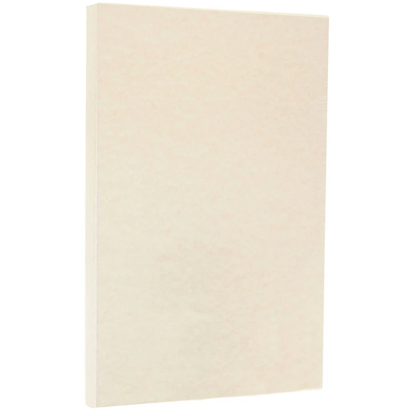 JAM Paper Natural 8.5" x 14" Legal Parchment Cardstock, 250 Sheets