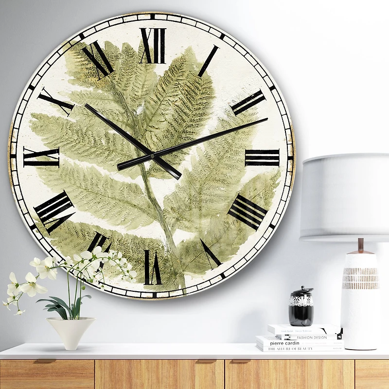 Designart 'Simple Forest I Farmhouse Wall Clock