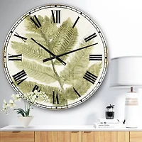 Designart 'Simple Forest I Farmhouse Wall Clock