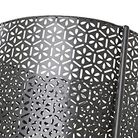 CosmoLiving by Cosmopolitan Black Metal Mesh Planter Set
