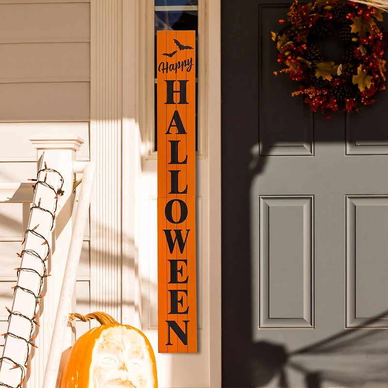 Glitzhome® 60" Happy Halloween Porch Sign