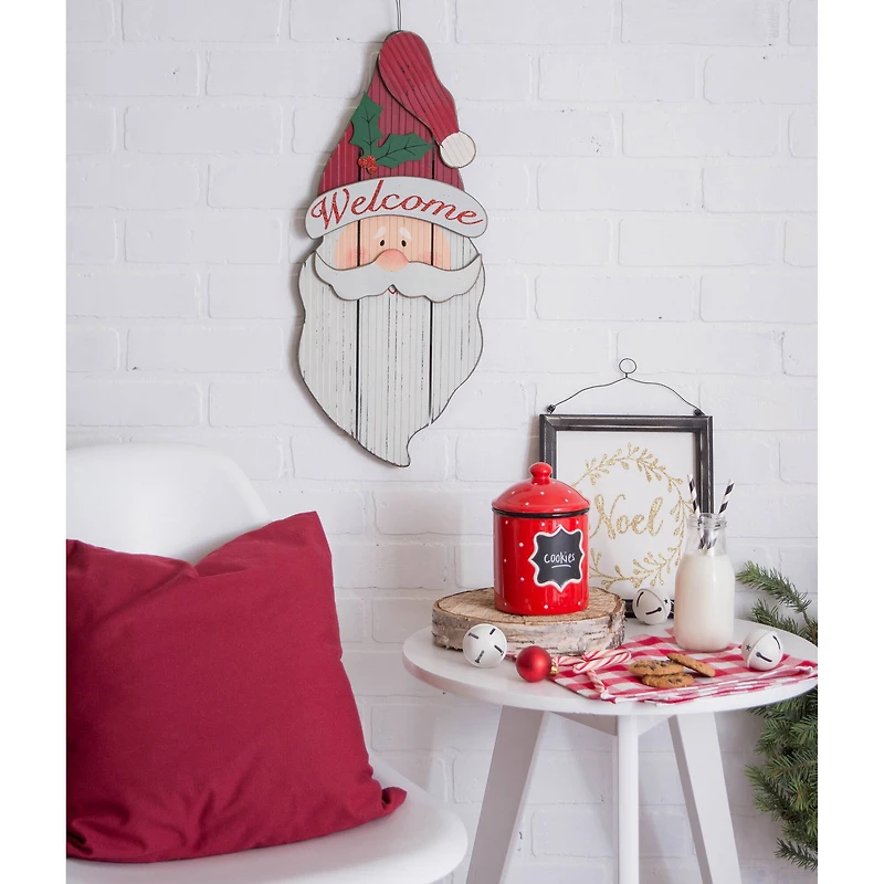 DII® Santa Claus Welcome Hanging Sign
