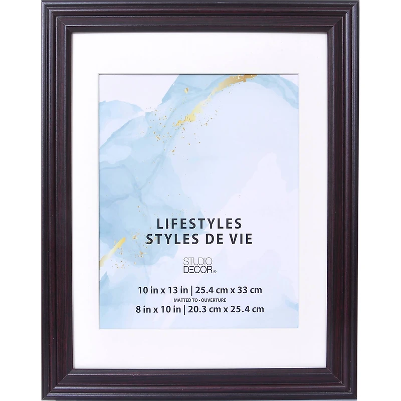 Lifestyles™ Black Cherry Frame With Mat by Studio Décor