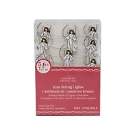 18ct. Warm White LED Angel String Lights on Silver Wire by Ashland®