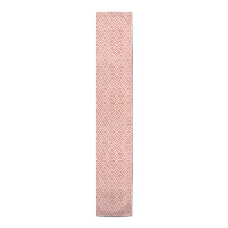 Coral Ikat Table Runner