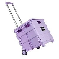 Everything Mary Collapsible Rolling Cart with Lid