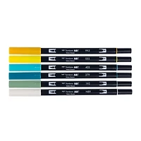 Tombow Lemon Squeezy Dual Brush Pen Set