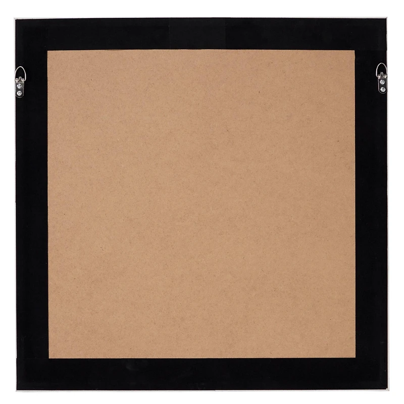 Gold Wood Natural Shadow Box Art, 24" x 24" x 1"