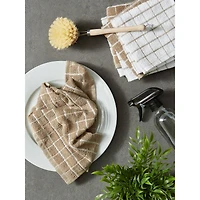 DII® Stone Combo Windowpane Dishcloths, 6ct.