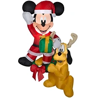 5ft. Airblown® Inflatable Disney Hanging Mickey & Pluto
