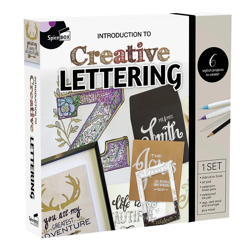 SpiceBox Introduction to Creative Lettering Kit