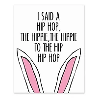 Bunny Rap Tabletop Canvas