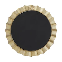 Gold Glam Wall Mirror, 35" x 2" x 35"