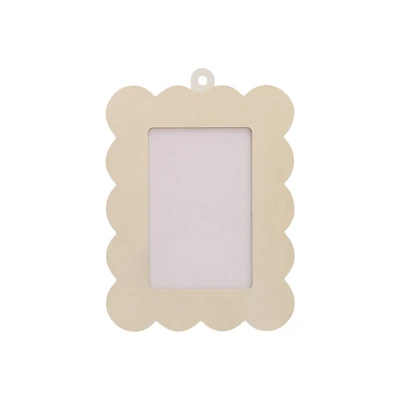 4" x 6" Wooden Scalloped Frame by Make Market®