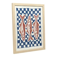 12" x 16" Fish Framed Wall Décor by Ashland