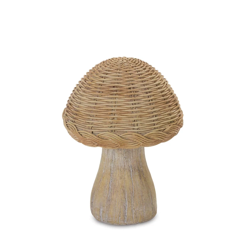 Wicker Mushroom Décor Set