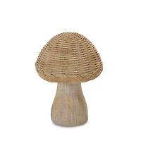 Wicker Mushroom Décor Set