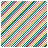 Birthday Hat & Stripe Double-Sided Cardstock Paper by Recollections™, 12" x 12"