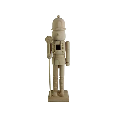 14" Soldier with Peppermint Staff DIY Pinewood Nutcracker by Make Market®