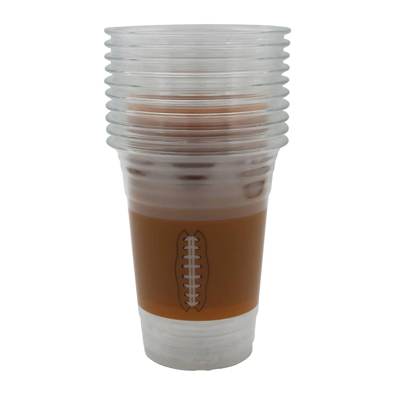 16oz. Football Plastic Cups, 10ct. by Celebrate It™