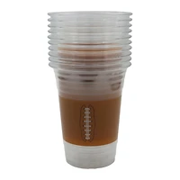 16oz. Football Plastic Cups, 10ct. by Celebrate It™