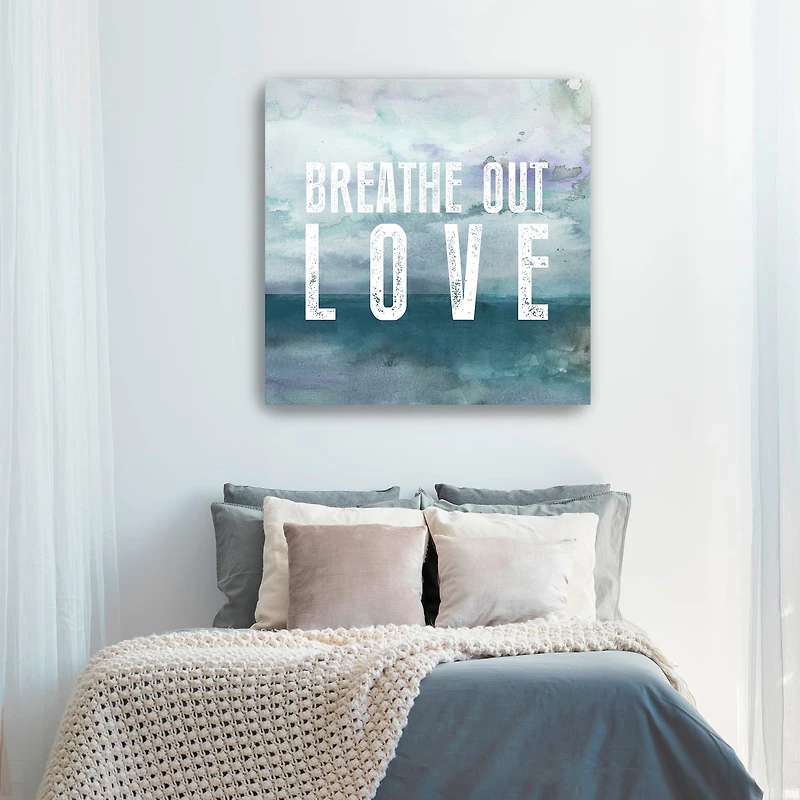 Breath Love Canvas Giclee