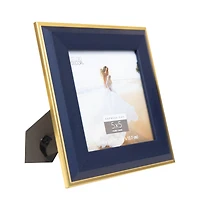 Expressions™ Navy Blue Frame with Gold Trim by Studio Décor®