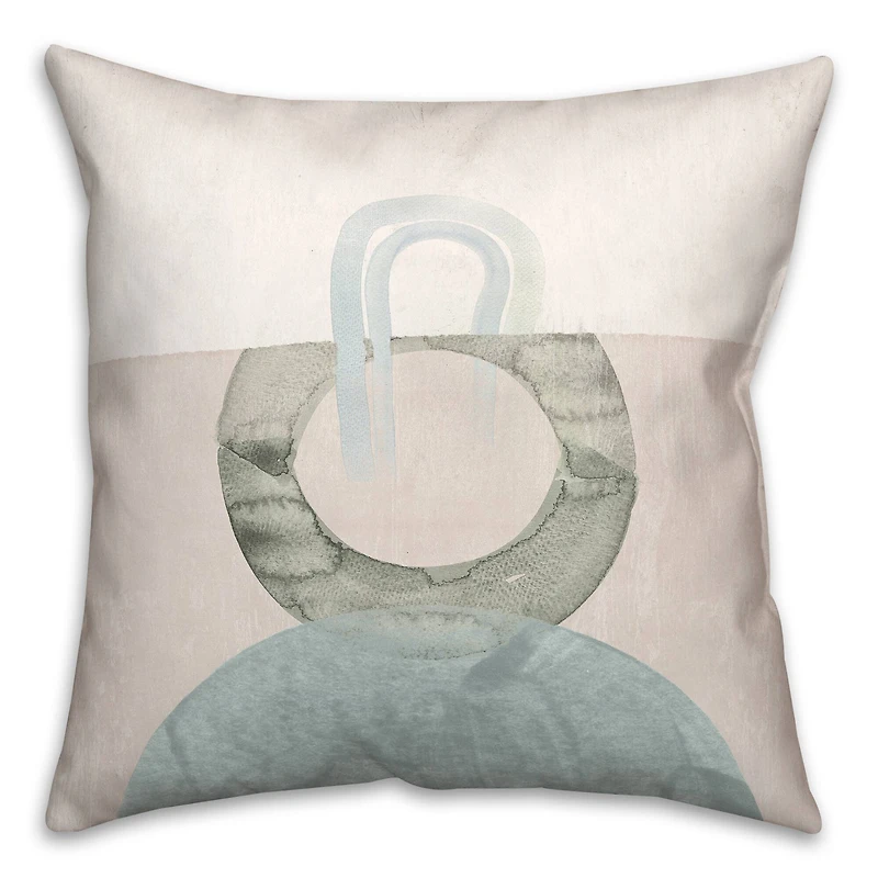 Chic Urban Abstract II 18" x 18" Throw Pillow